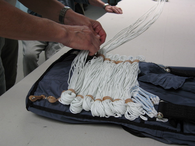7 - lovage des suspentes